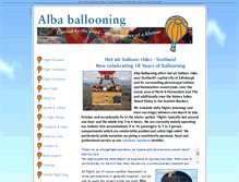 Tablet Screenshot of albaballooning.co.uk